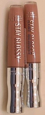 Rimmel Stay Glossy Lip Gloss #133 Bare Minimum Lot Of 2 Pieces