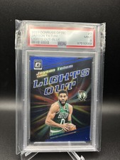 2023 Donruss Optic Jayson Tatum Lights Out Blue Prizm /99 - PSA 9 Celtics