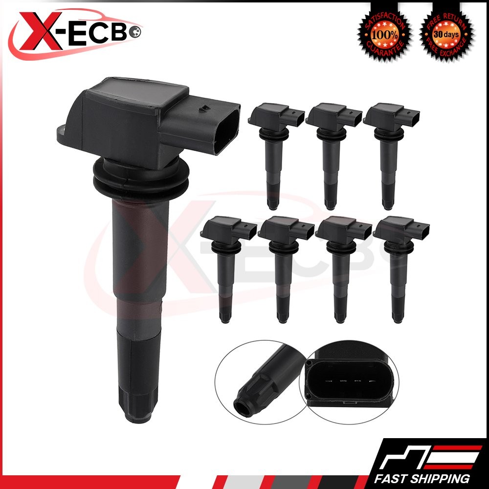 8× Ignition Coil Fits Porsche Carrera GT 5.7L Cayenne 4.5L 98060290400 UF513