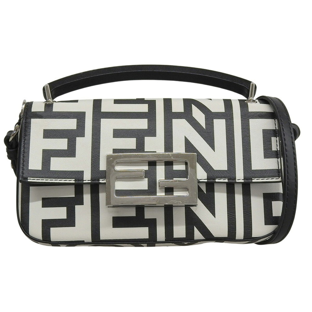 Fendi FFロゴ ハンドバッグ FENDI x MARC BY JACOBS FF pattern baguette phone pouch 7AS142 bag