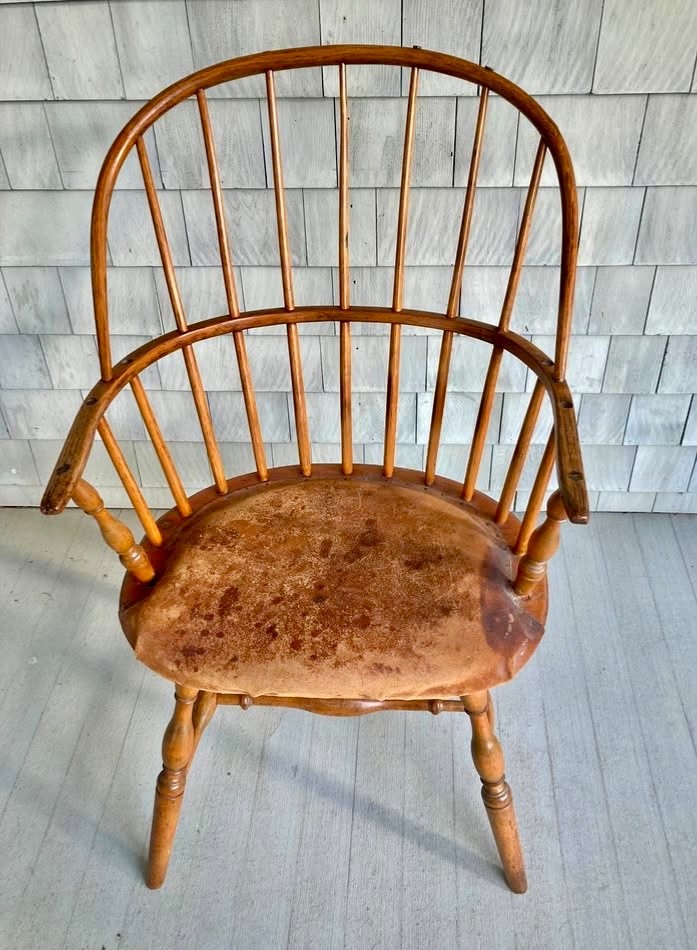 TON Windsor chair ③ 18th Century (1760-1790) Connecticut Sack Back Windsor Chair with