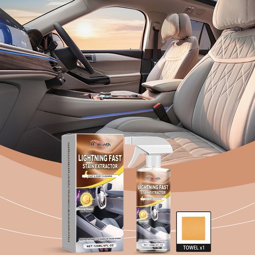 Interior Cleaning Agent - Leather/Fabric/Plastic Stain Remover Cleaning Car