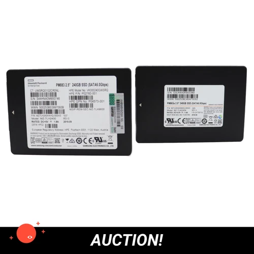5xHPE 240GB /Samsung 240GB SATA 6Gb/s VARIOUS BATCH