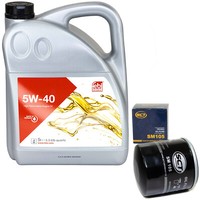 MotoröL Set 5W-40 5 Liter + ÖLfilter FüR Chevrolet Captiva Opel Vectra Omega