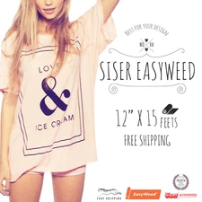 Siser Easyweed Heat Transfer Vinyl - 12" x 15ft