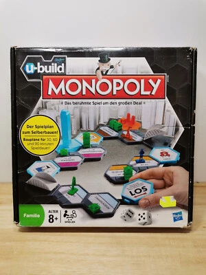 Monopoly U-Build Brettspiel zum selber bauen von Hasbro Parker ( ab 8 Jahren ) - Bild 1 von 3