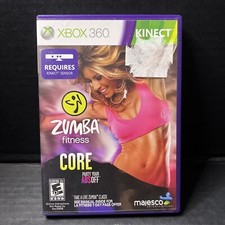 Zumba Fitness Core (Microsoft Xbox 360, 2012) Kinect - Complete CIB Tested