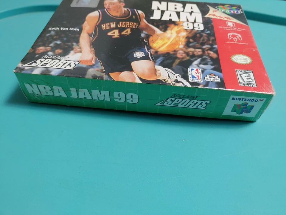 NBA Jam 99 Nintendo 64 N64 Factory Sealed For VGA! Excellent Condition! - Image 2 of 4