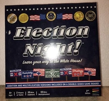 Election Night! ~ Board Game ~ "Learn Your Way to the White House!" ~ Brand New 