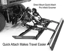 Pro Infield Groomer PR72 Direct Mount Quick Attach, Baseball Infield Drag