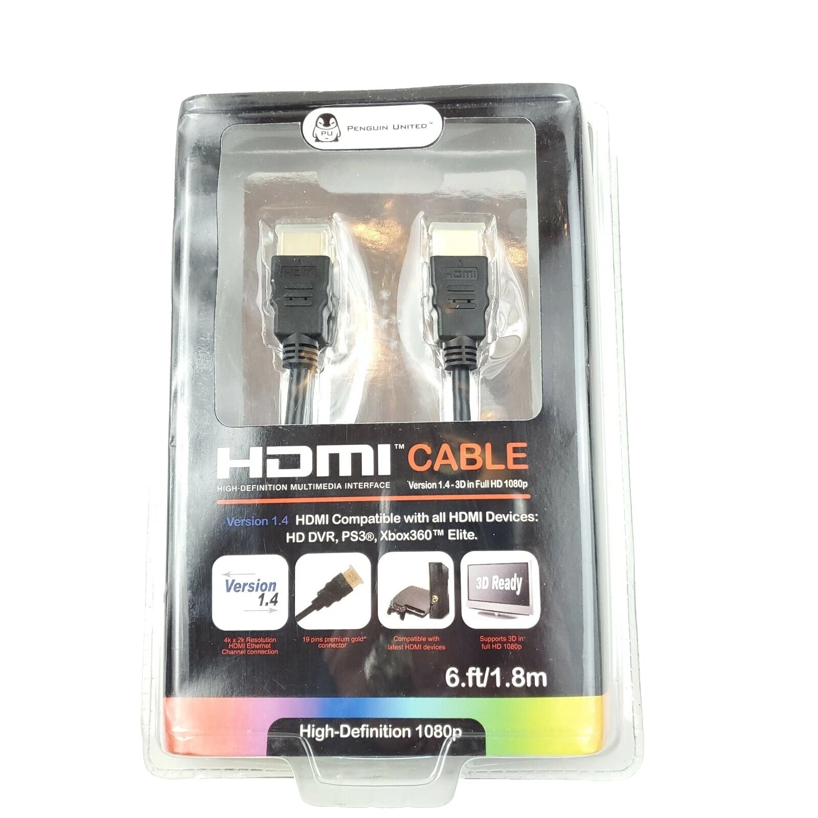 HDMI 1.4 Standard Male-HDMI 1.4 Standard Female Video HDMI Cables