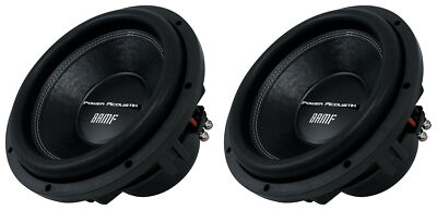 (2) Power Acoustik BAMF-122 12'' 3500 Watt Car Audio Subwoofers DVC 2-Ohm Subs