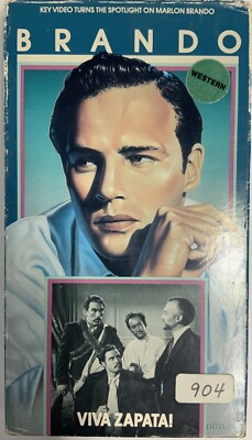 Brando 1987 VHS Vivia Zapata Jean Peters Anthony Quinn Alan Reed VHSshopCom 