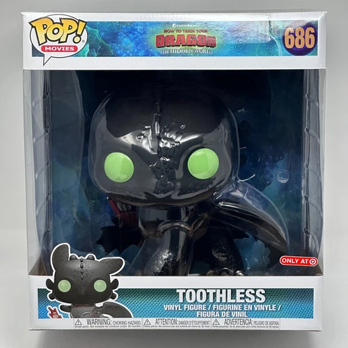 Funko Pop TOOTHLESS 10 Inch JUMBO Target Exclusive HOW TO TRAIN YOUR DRAGON 686