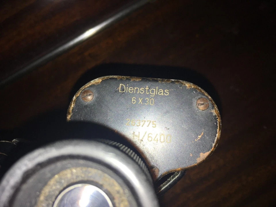 Rare! E Leitz Wetzlar Dienstglas 6x30 Field Binoculars Germany Leica WW1 C. - Image 4 of 4