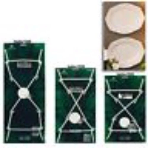 Cabides de placa de arame parede ESCOLHA DE LUXO de 6 TAMANHOS LATÃO ou BRANCO FRETE GRÁTIS - Imagem 4 de 4