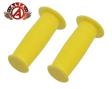 ALTALINE 16" Bicycle Yellow Mushroom Grips 90mm Long Kid Bike 7/8" Diameter