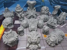 Alien Bio Space Ship Organic Scatter Terrain Scenery Miniature 3D Printed Model