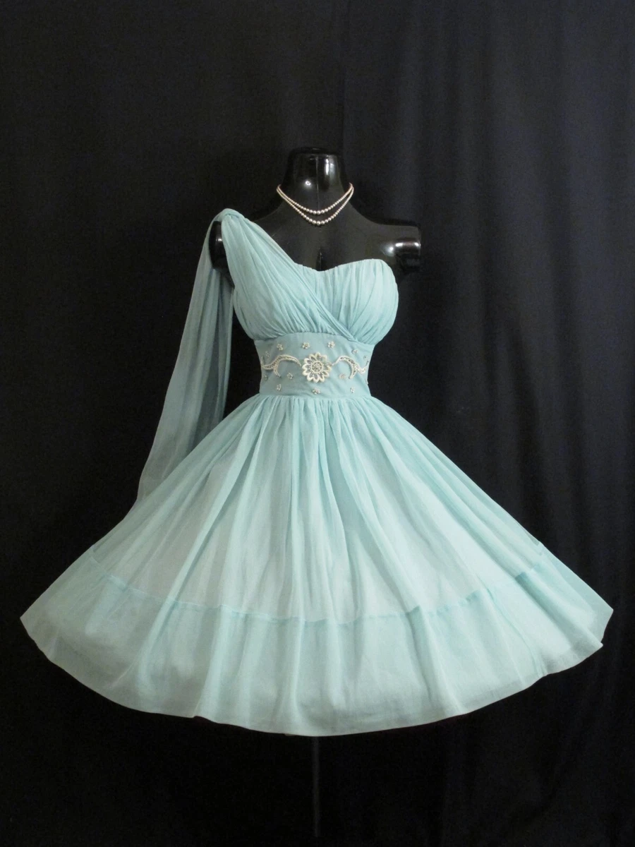 Chiffon Women's Prom 1950s Vintage Dresses for sale | eBay