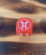 YuGiOh! Legendary Duelist Season 3 Dice- Elemental Hero Red