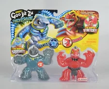 Heroes Of Goo Jit Zu Dino X-RAY Fossil Face Off Thrash Vs Verapz Versus Pack