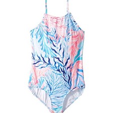 Lilly Pulitzer Kids Baby Girl's UPF 50 Juliet Swimsuit Size 7 E1722