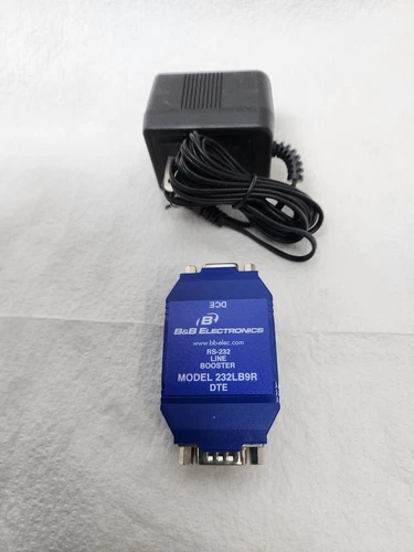 B&B Electronics 232LB9R, Serial Repeater, 9-Pin, RS-232 Line Booster, M / F