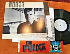STING The Police Dream Of The Blue Turtles 1985 A&M LP SP-3750 w/bumper sticker!