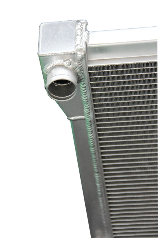 RADIADOR DE 3 FILAS CON CUBIERTA VENTILADOR DE 12" APTO PARA CAMIONETA CHEVY GMC C10 C20 K10 K20 67-72 Foto 4 de 4