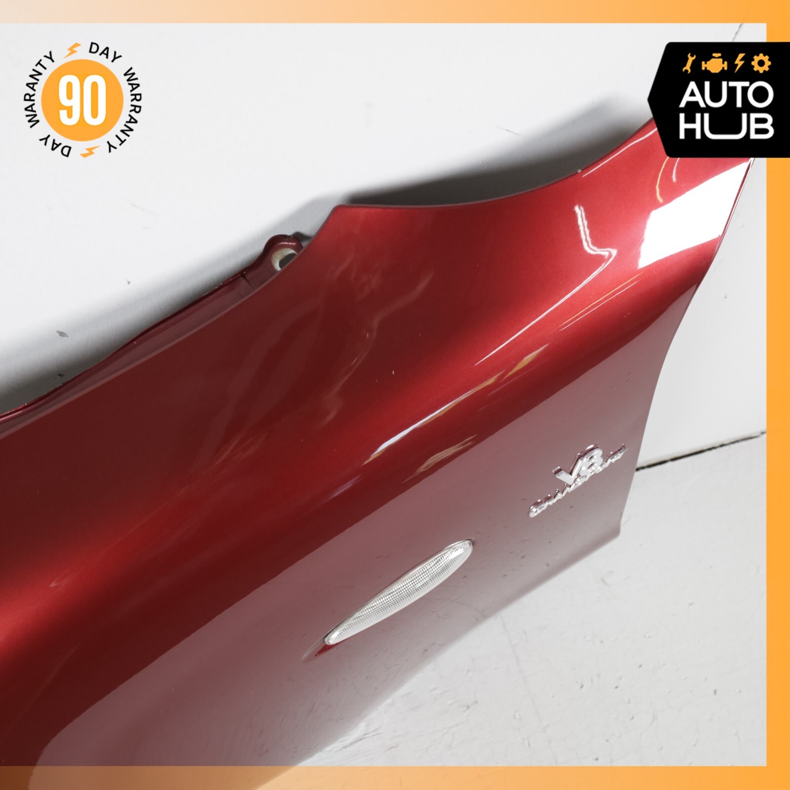02-07 Maserati M138 GranSport Spyder GT Left Side Fender Assembly Red OEM 46k