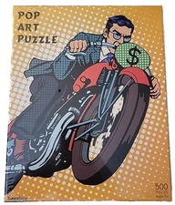 Simple Being - Pop Art Puzzle - Money Machine - 500 Piece Jigsaw Puzzle  