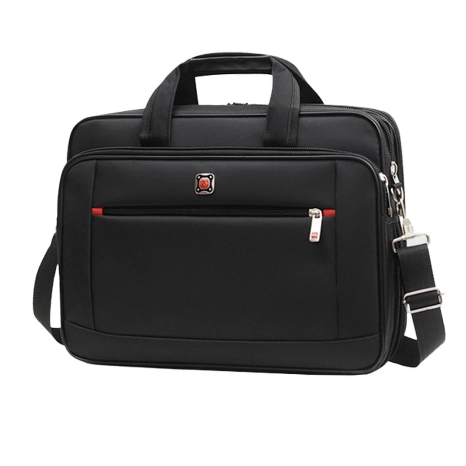 Herrentasche Arbeitstasche Schultertasche Flugbegleiter Umhängetasche Laptop Bag - Bild 2 von 4