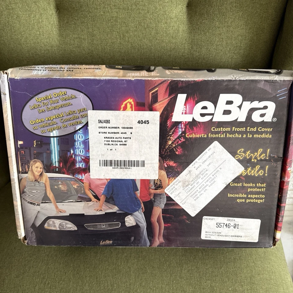 前端文胸 LeBra 55746-01 宝马 99-00 323i/328i 带外头灯垫圈 — 第 2/4 张图片