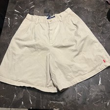 Vintage Polo Ralph Lauren Pony Khaki Wide Leg Preppy USA Pleated Front Sz 12