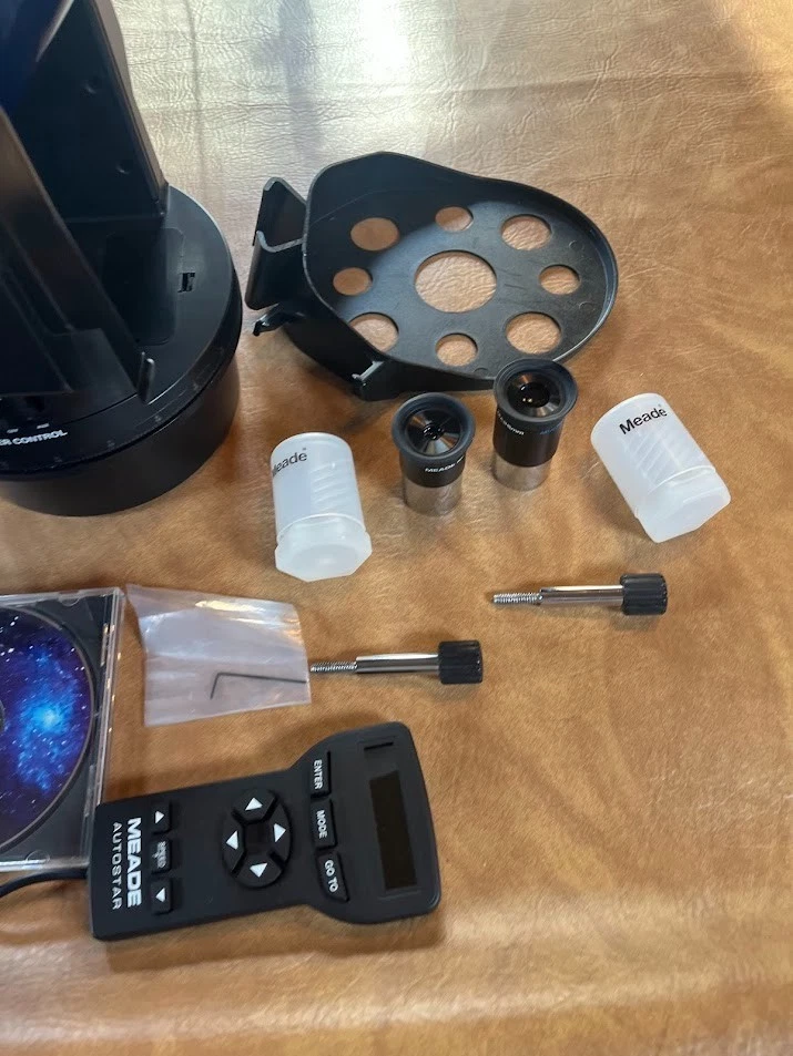 Telescopio digital Meade ETX-70AT Autostar controlador de computadora MA9 probado funciona Foto 3 de 4