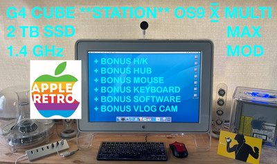   AQUA G4 CUBE STATION   1.4 GHz CPU   2 TB SSD   ACD 22''   H/K SOUND BONUS
