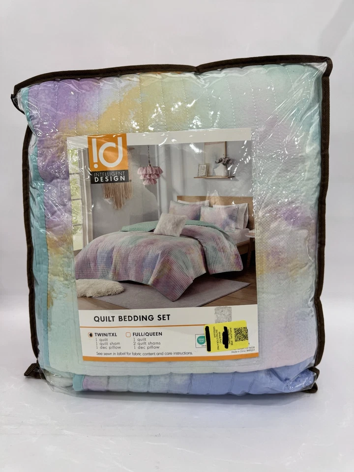 Juego de edredón impreso tie dye acuarela Casiopea diseño inteligente doble/TXL NUEVO Foto 2 de 4