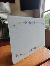 Vintage CORNING Corelle " Secret Garden" "COUNTER SAVER"  12" X 15"