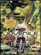 8.5x11 OG Rap Promo Ad Poster Juvenile Project English Cash Money Records