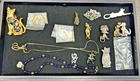 Vintage To Now Cat Kitty Jewelry Lot Necklaces Brooches Earrings ++