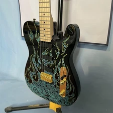 Electric Guitar Blue Solid Body  Basswood Body SSS Maple Fretboard & Neck