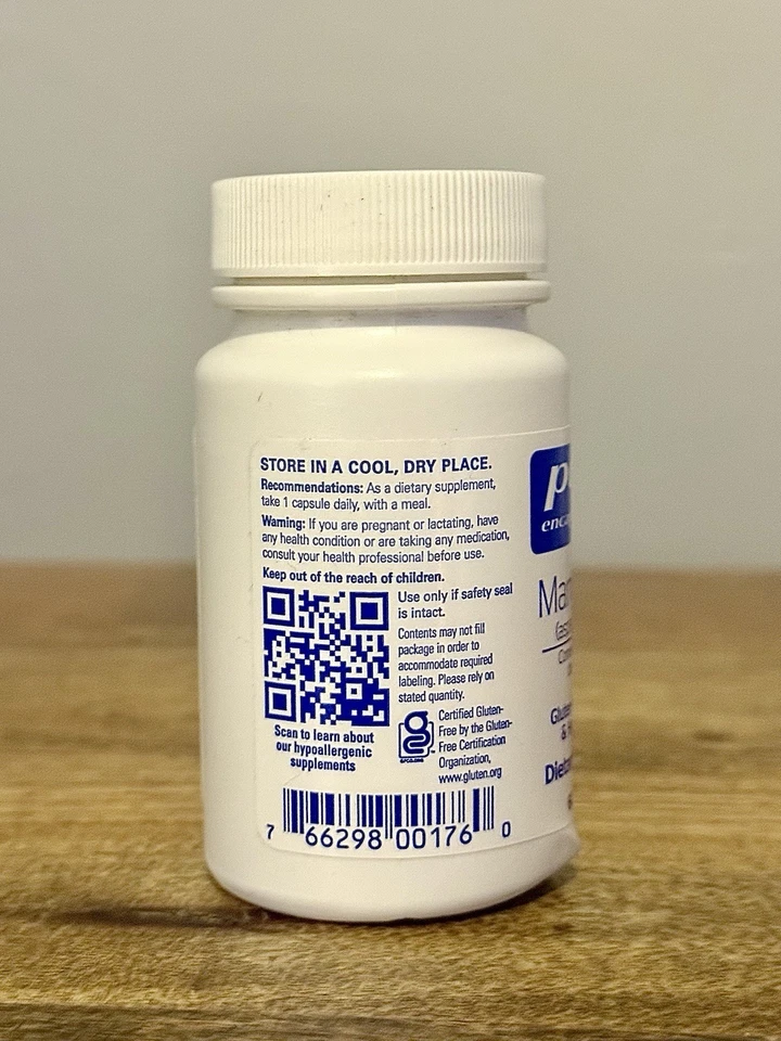 Pure Encapsulations Manganeso (aspartato/citrato) 60 Cápsulas, Caducidad 06/2026 Foto 4 de 4