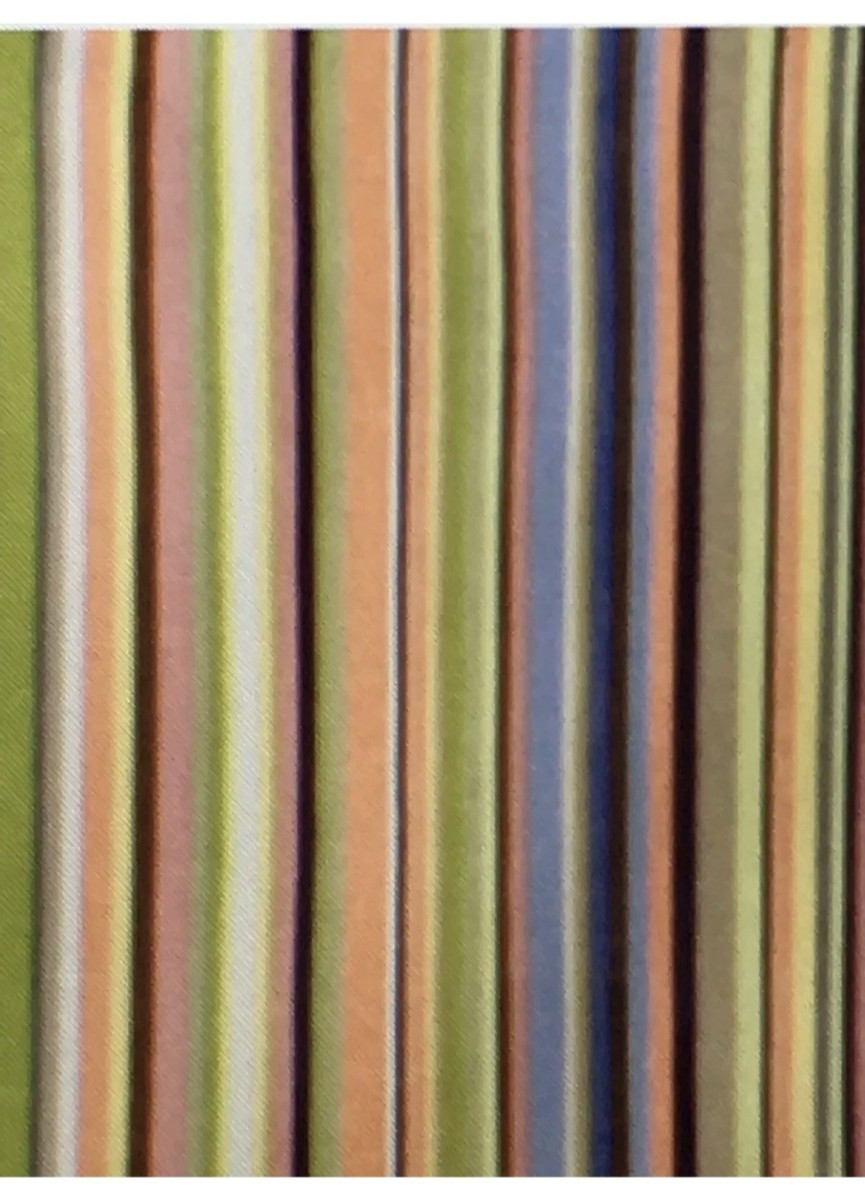 Longaberger 36 x 36 Fabric Square - Summertime Stripe - Homestead Exclusive