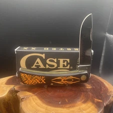 Case XX  Halloween Sodbuster Jr With Orange Pattern On The Handles