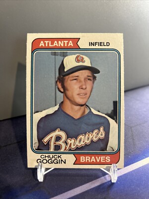 1974 Topps Baseball Chuck Goggin Atlanta Braves #457 | eBay