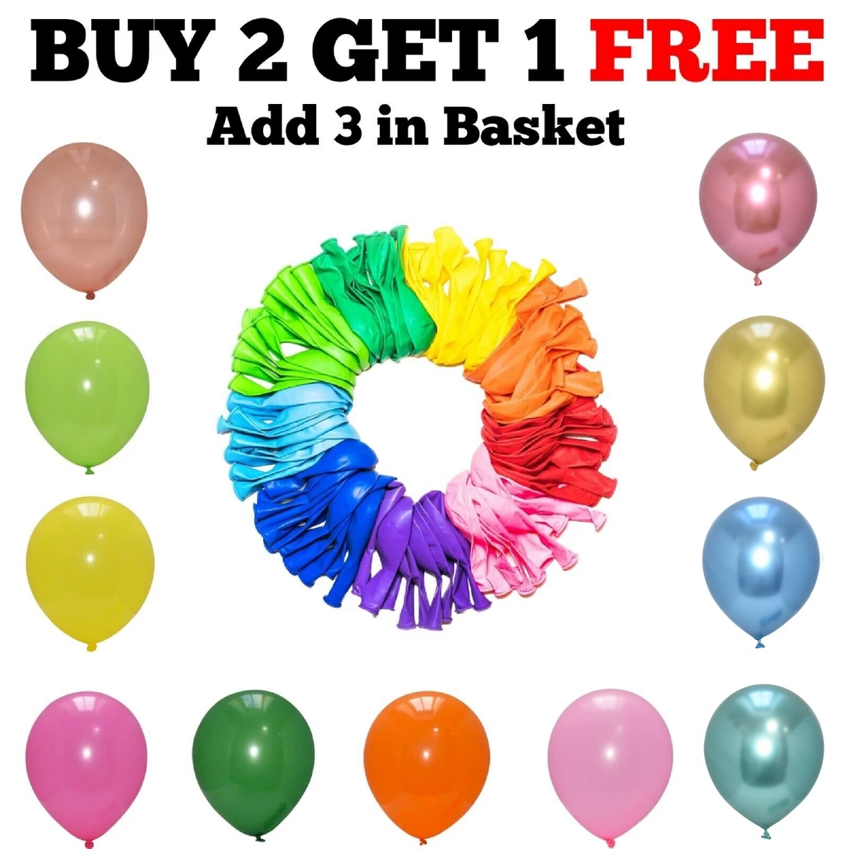 Latex best sale helium balloons