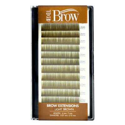 Ardell Brow Extensions Light Brown Individual Hairs for Building Eyebrows 78175