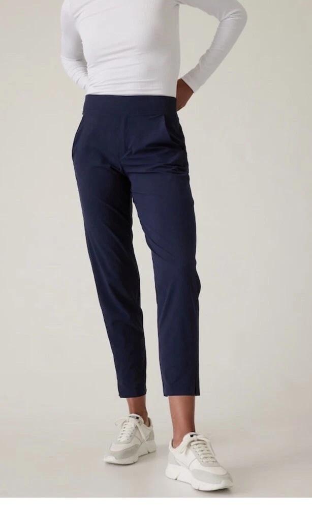 Athleta Brooklyn Ankle Pant size 4 Navy #198671