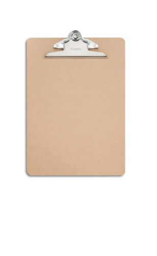 Staples Hardboard Clipboard 9" x 12.5" 44290
