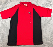Winners Circle Dale Earnhardt Jr Polo Shirt Budweiser 8 Mens Size M Red Black